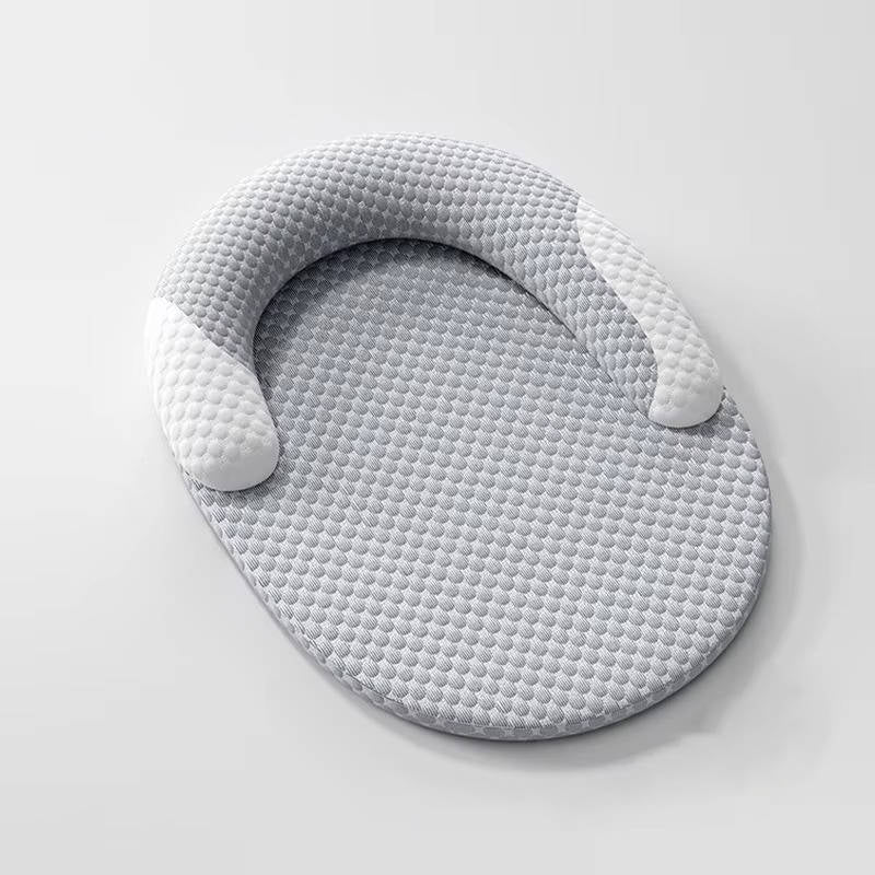 Orthopedic Cooling Dog Bed with Breathable Structure and Supportive Neck Pillow
